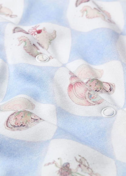 Harlequin De La Mer - Organic Cotton Babygrow