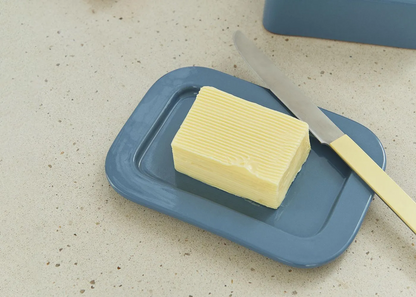 Barro Butter Dish - Dark Blue