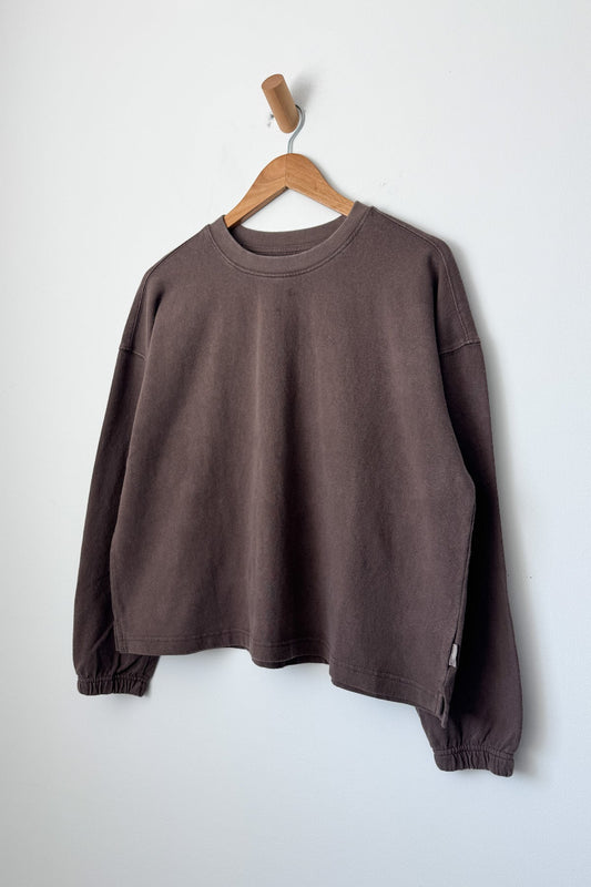 Naturelle Loose Tee: Chocolate