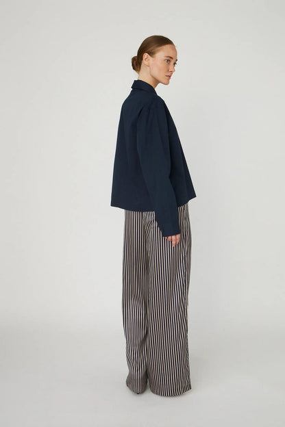 Embellished Moon Shirt - Navy