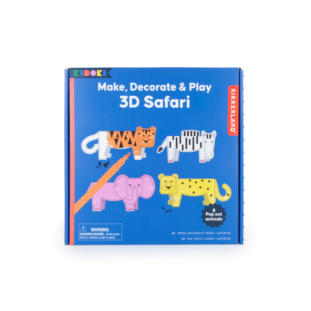 Make, Decorate & Play 3D Safari
