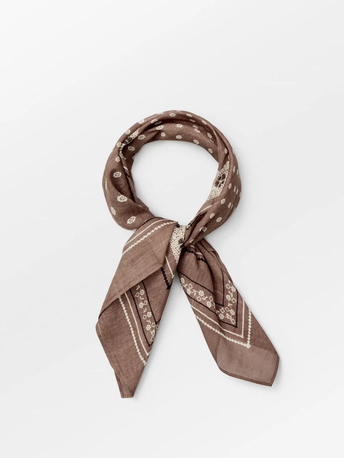 Lacia Cotta Scarf - Pine Bark