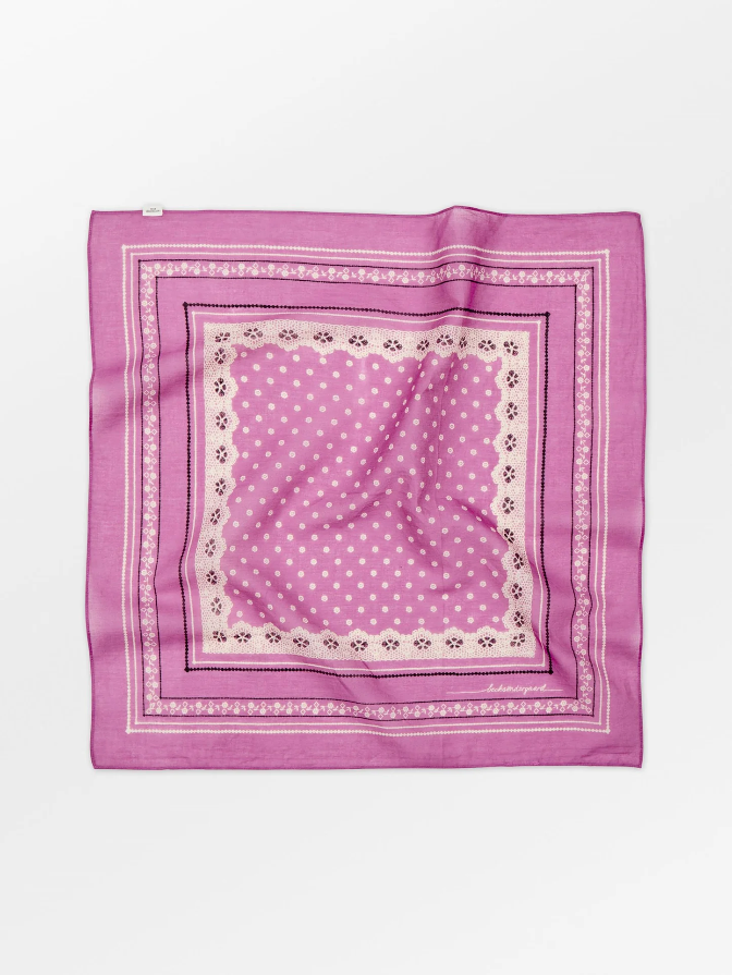 Lacia Cotta Scarf - Meadow Mauve Pink