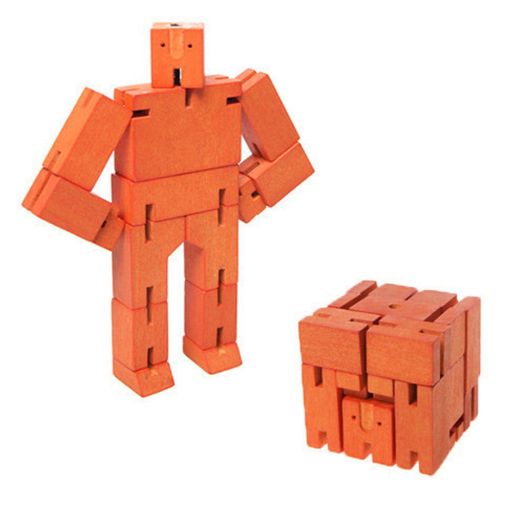Areaware Cubebot Small Orange