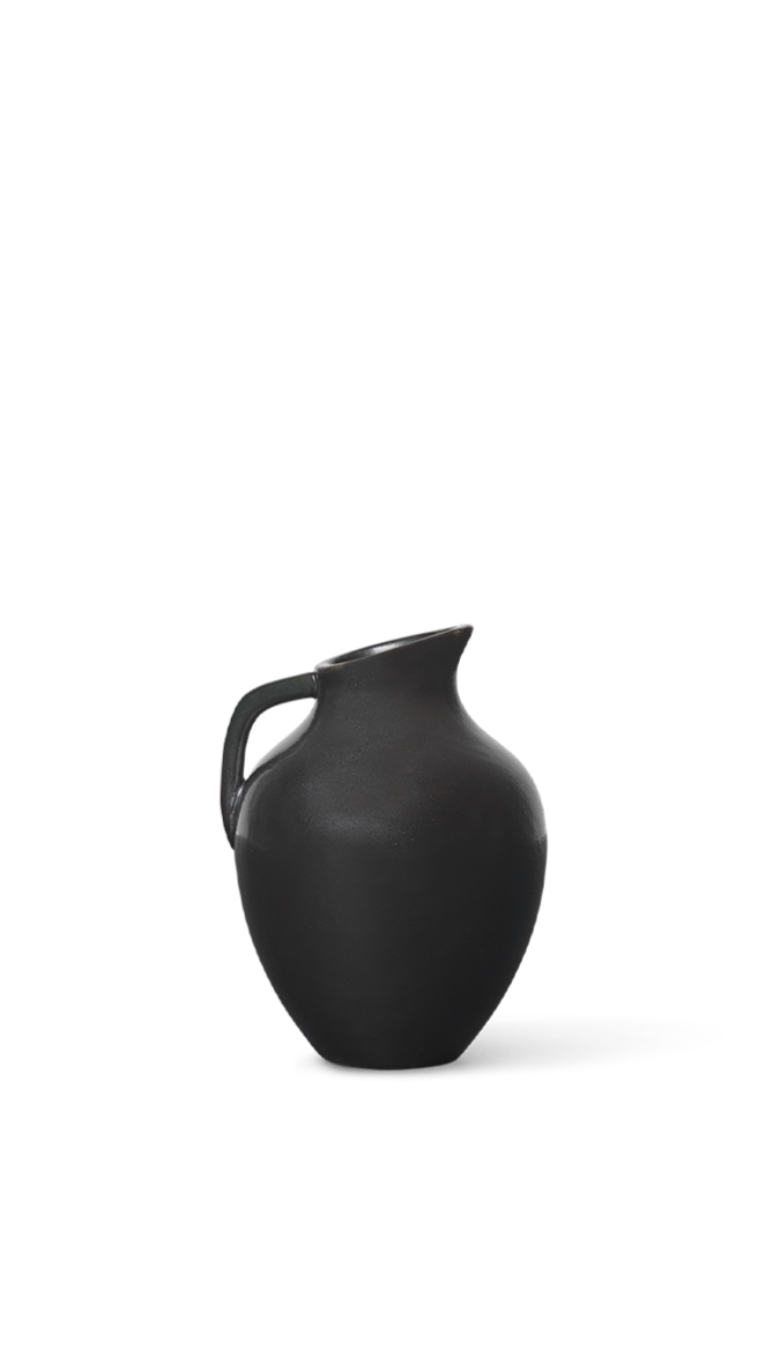 Ary Mini Vase M - Charcoal