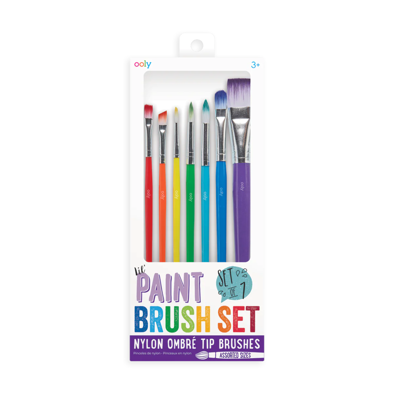 Ooly Lil Paint Brush Set Of 7