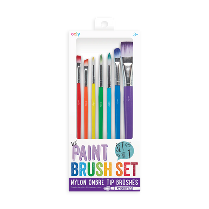 Ooly Lil Paint Brush Set Of 7