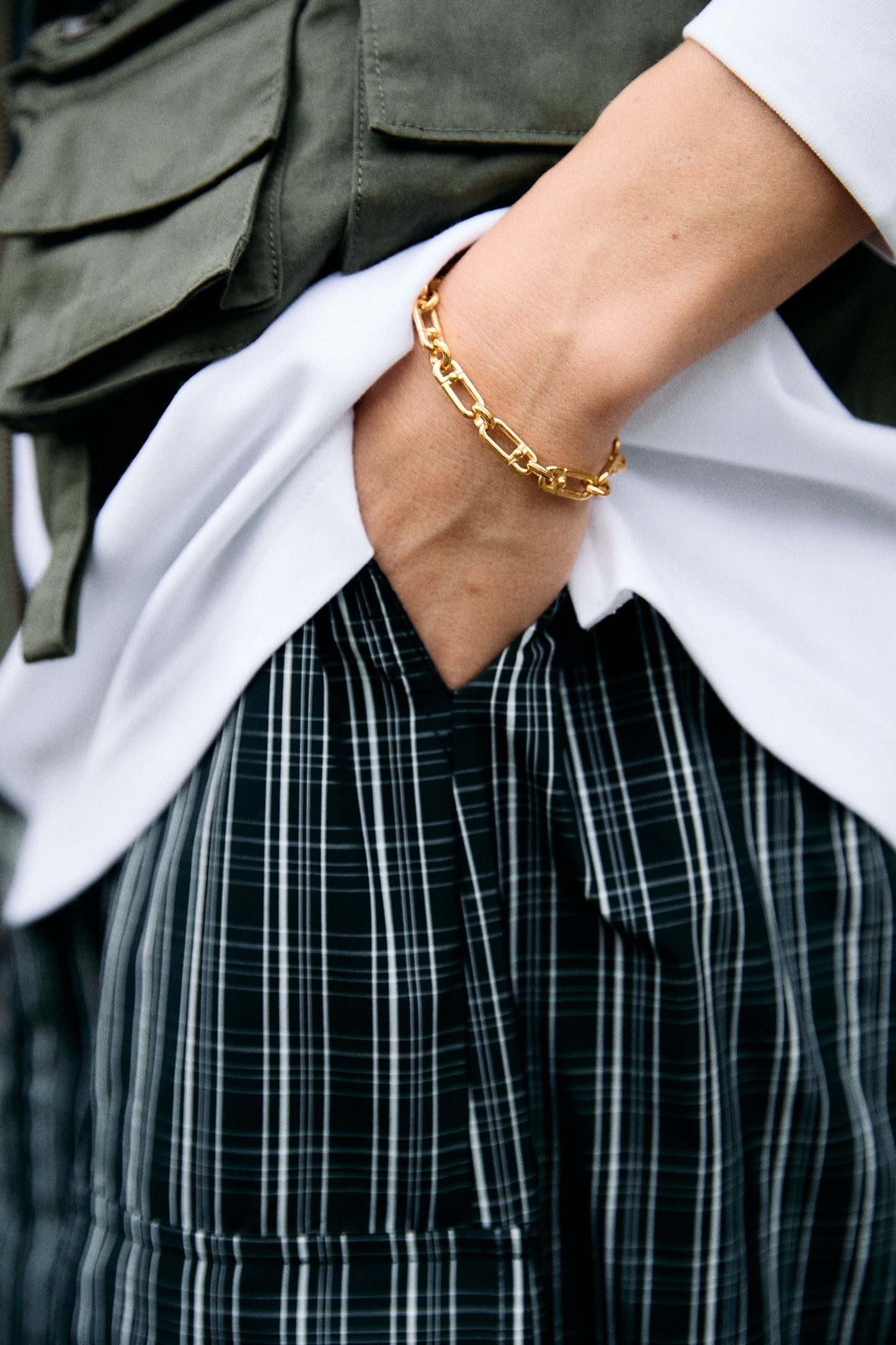 Medium Stellar Hardware Chain Bracelet