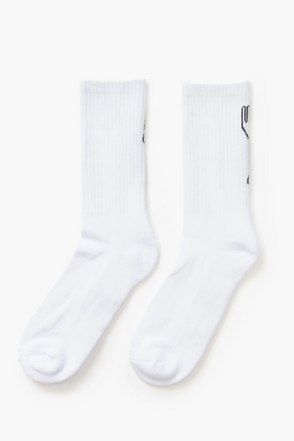 Knife & Folk Socks - White