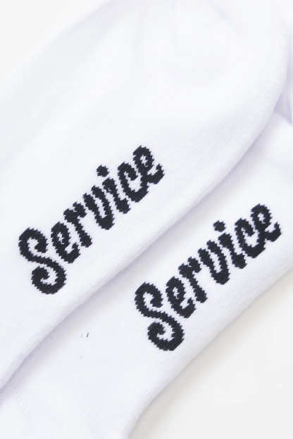 Knife & Folk Socks - White