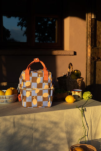 Backpack Small Farmhouse Checkerboard / Lemons