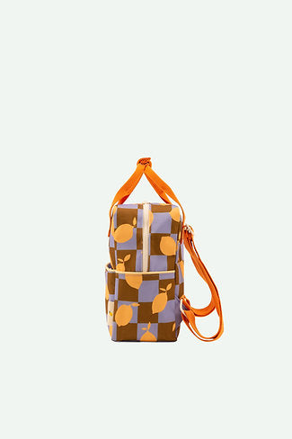 Backpack Small Farmhouse Checkerboard / Lemons