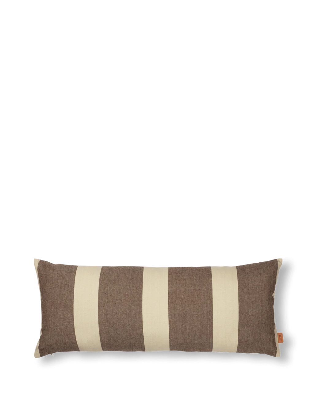 Strand Cushion - Carob Brown / Parchment