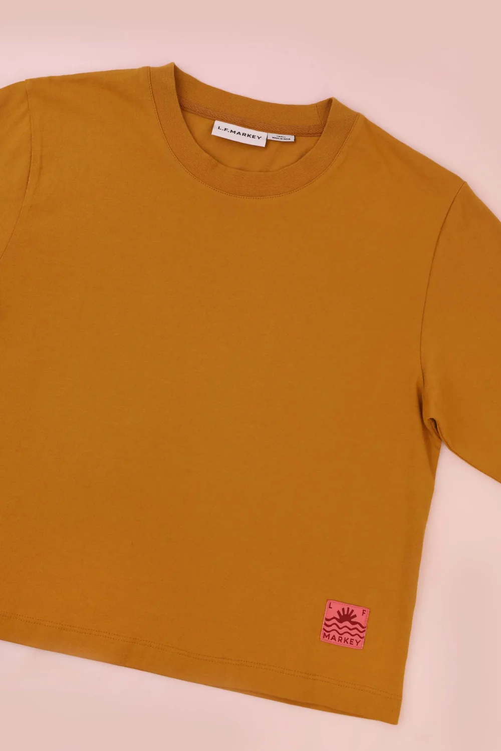 Boxy Tee: Mustard