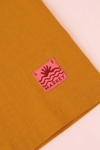 Boxy Tee: Mustard