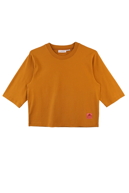 Boxy Tee: Mustard