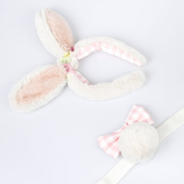 Plush Bunny Ear and Tail Set