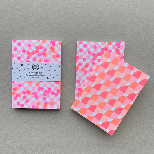 Riso Print Note Book Set Of 2