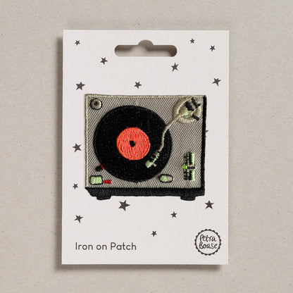 Iron On Patch - Record Player