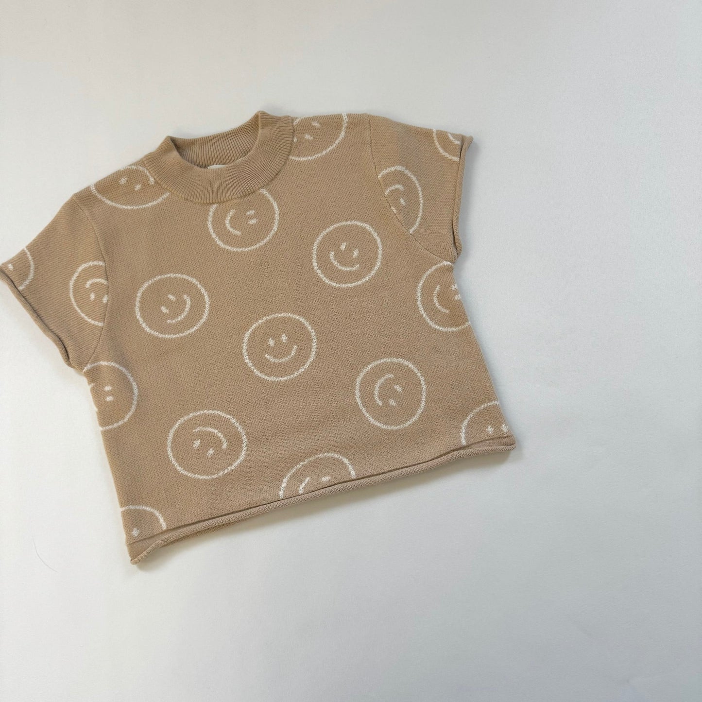 Tan Riley Smiley Tee