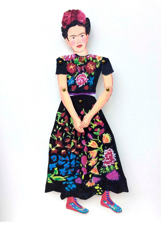 Frida Kahlo Cut Out and Make Puppet