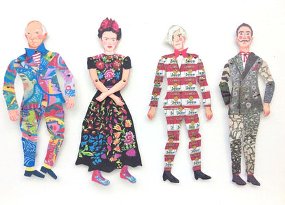 Frida Kahlo Cut Out and Make Puppet