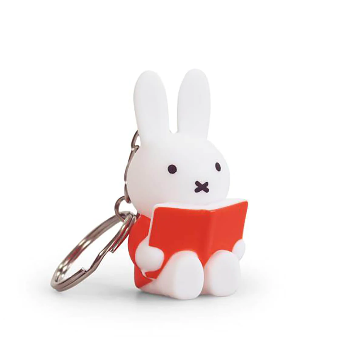 Miffy With Book Keyring - Red