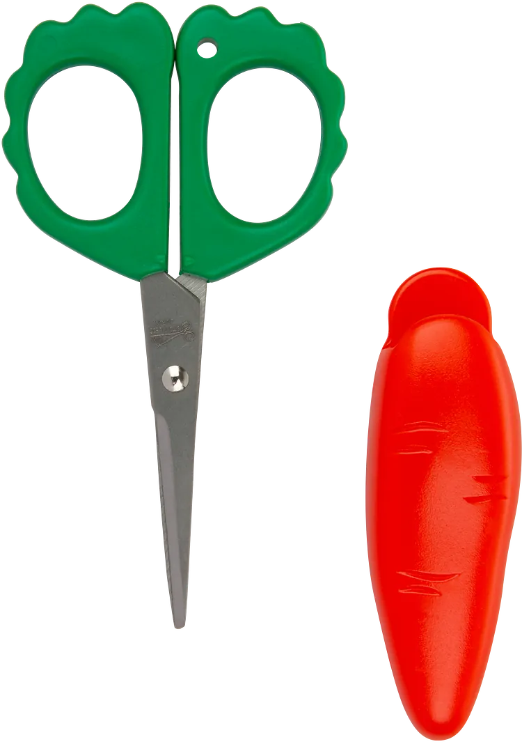 Fridge Magnet Scissors - Carrot