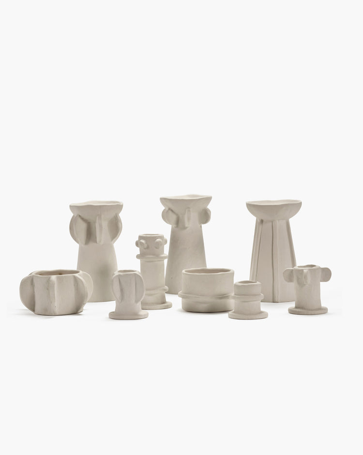 Beige Molly Vases Small - Single