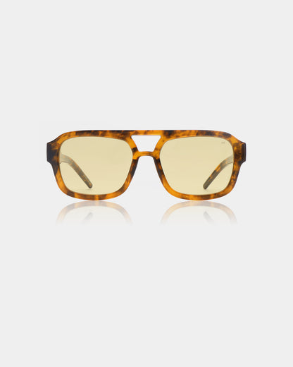 Kaya Sunglasses - Havana (Yellow Lens)