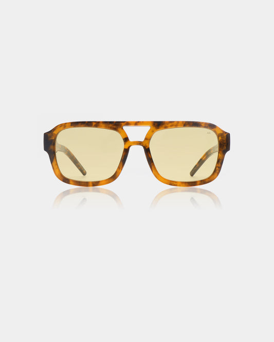 Kaya Sunglasses - Havana (Yellow Lens)