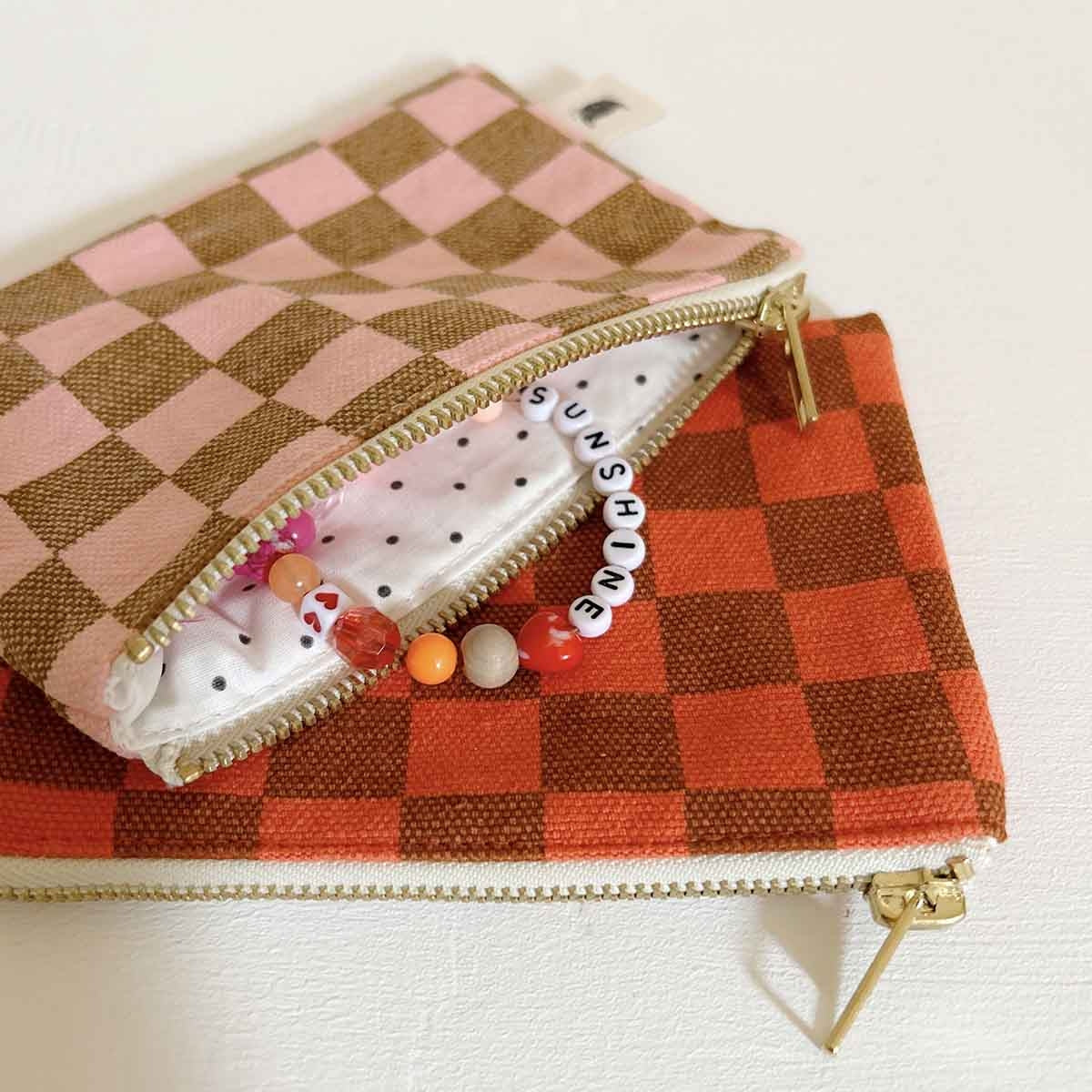 Marie Purse Checkerboard Strawberry