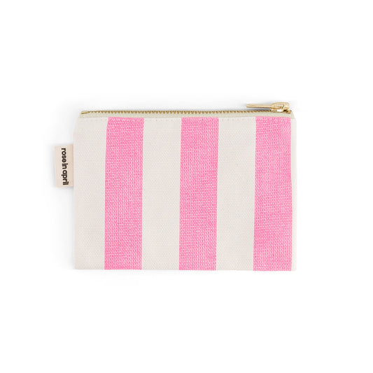 Marie Purse Neon Pink Stripe