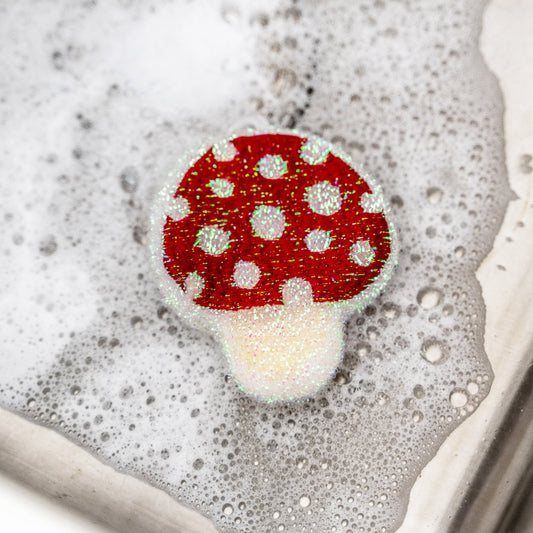 Mushroom Scrub Sponge - Single