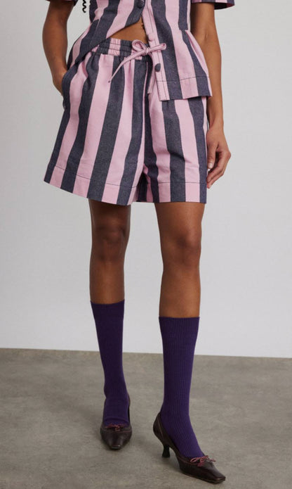 Rafe Shorts - Blue Pink Stripe