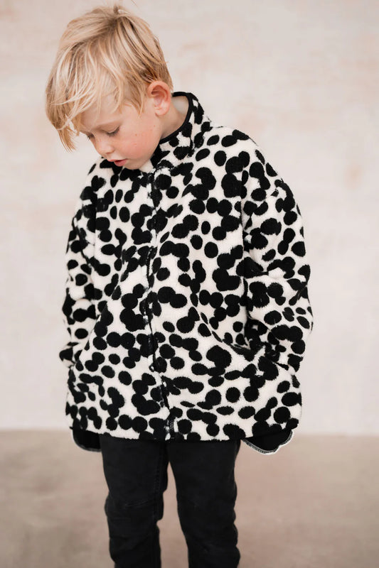 Spot Sherpa Fleece Jacket