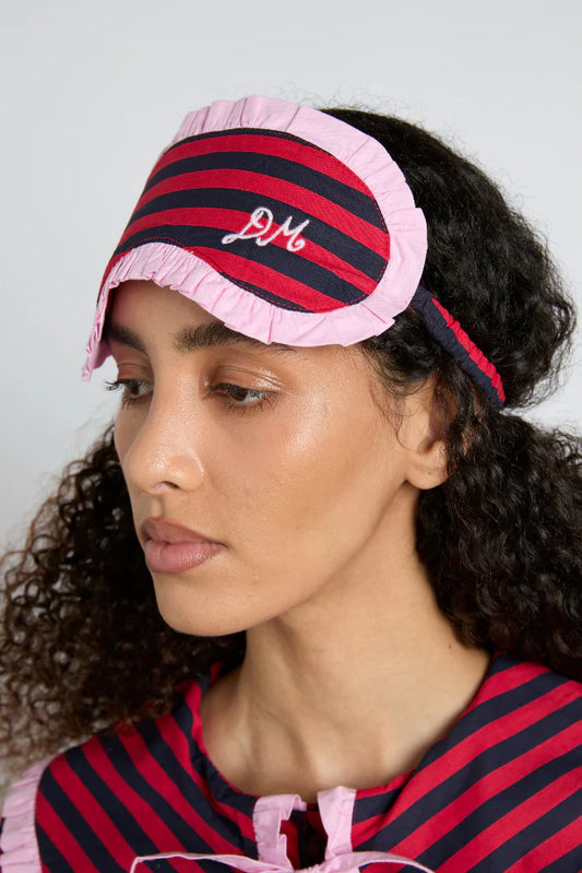 PJ Eye Mask Stripes Red & Navy