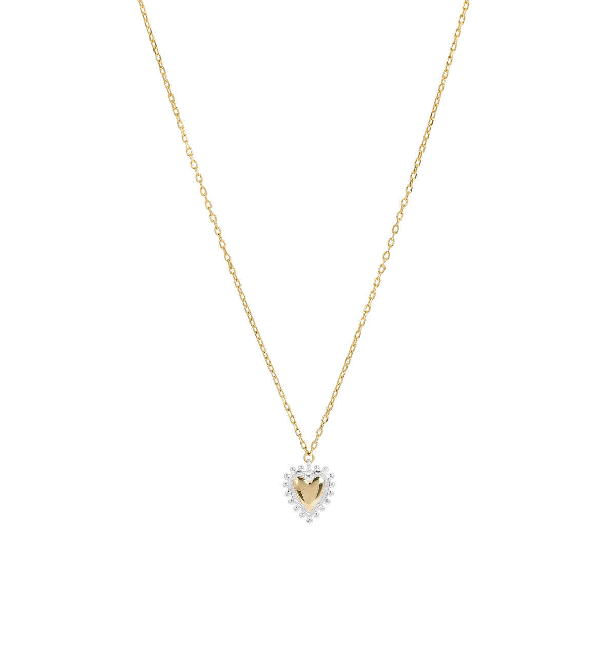 Bravery Heart Necklace - Gold Plated