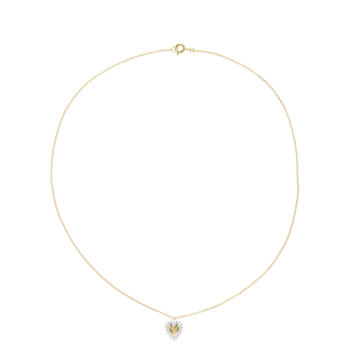 Bravery Heart Necklace - Gold Plated