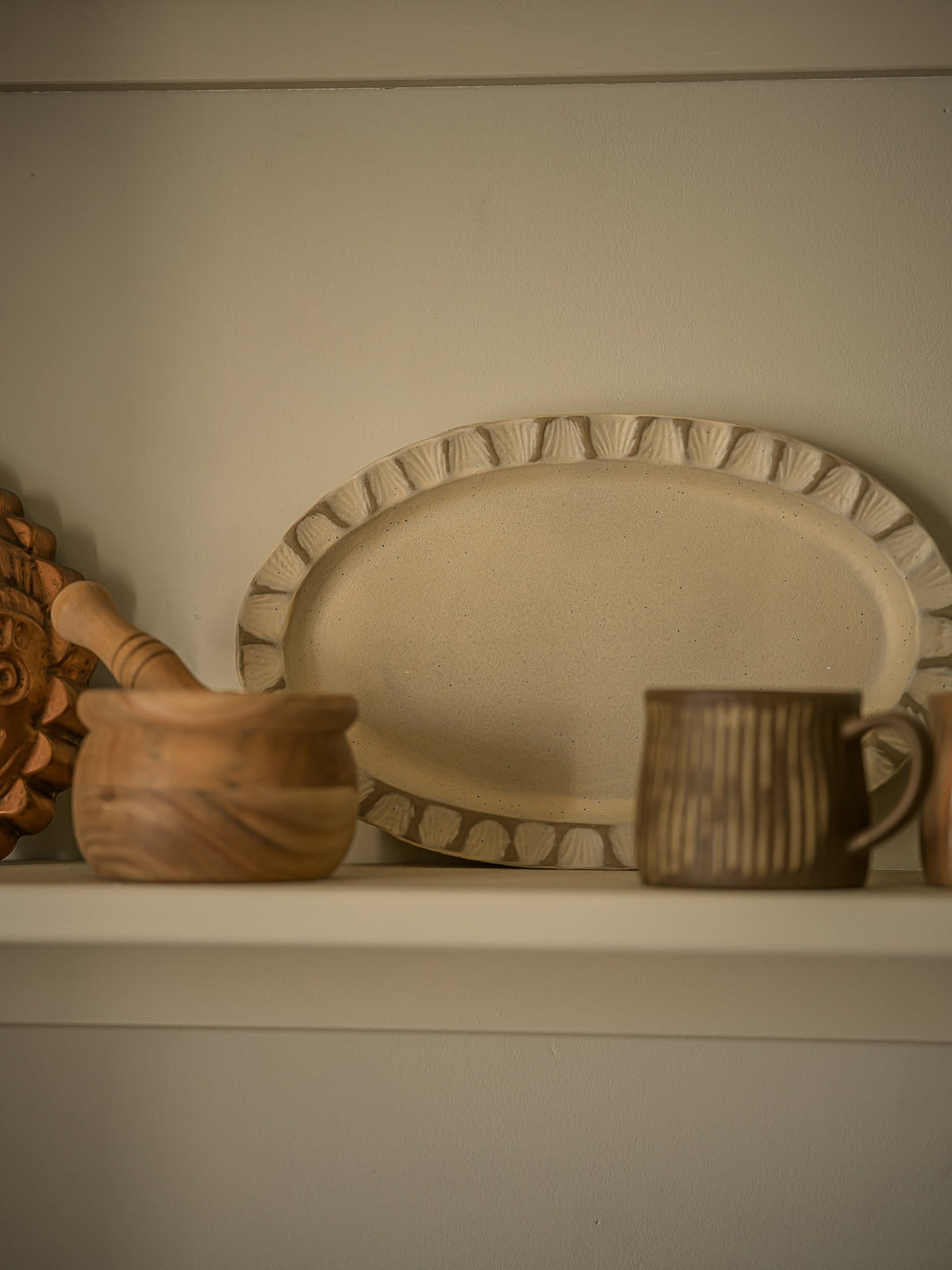 The Shell Platter - Weathered Oat