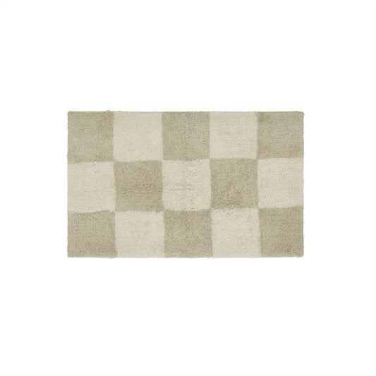 Oyoy Small Chess Rug: Clay