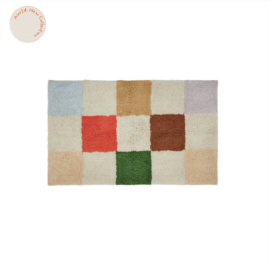 Small Chess Rug: Bright