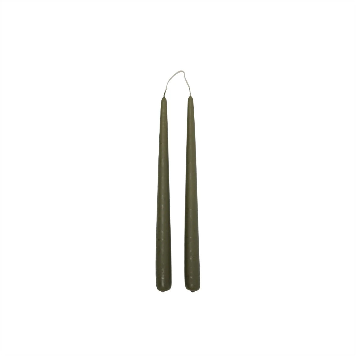 Fukai Medium Candle Pair Olive