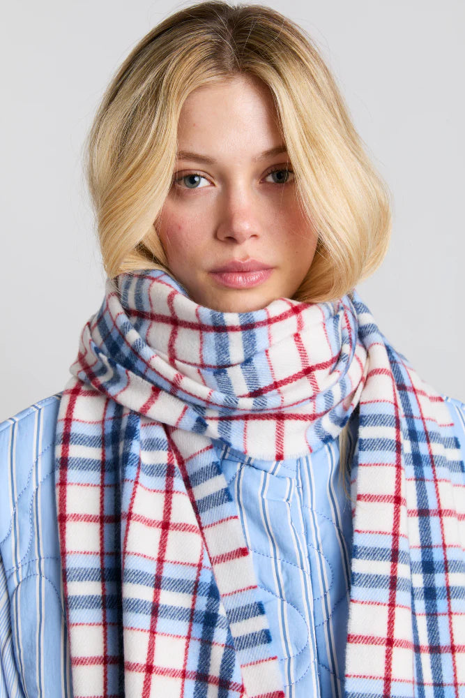 Wool Scarf - Bonnie Check