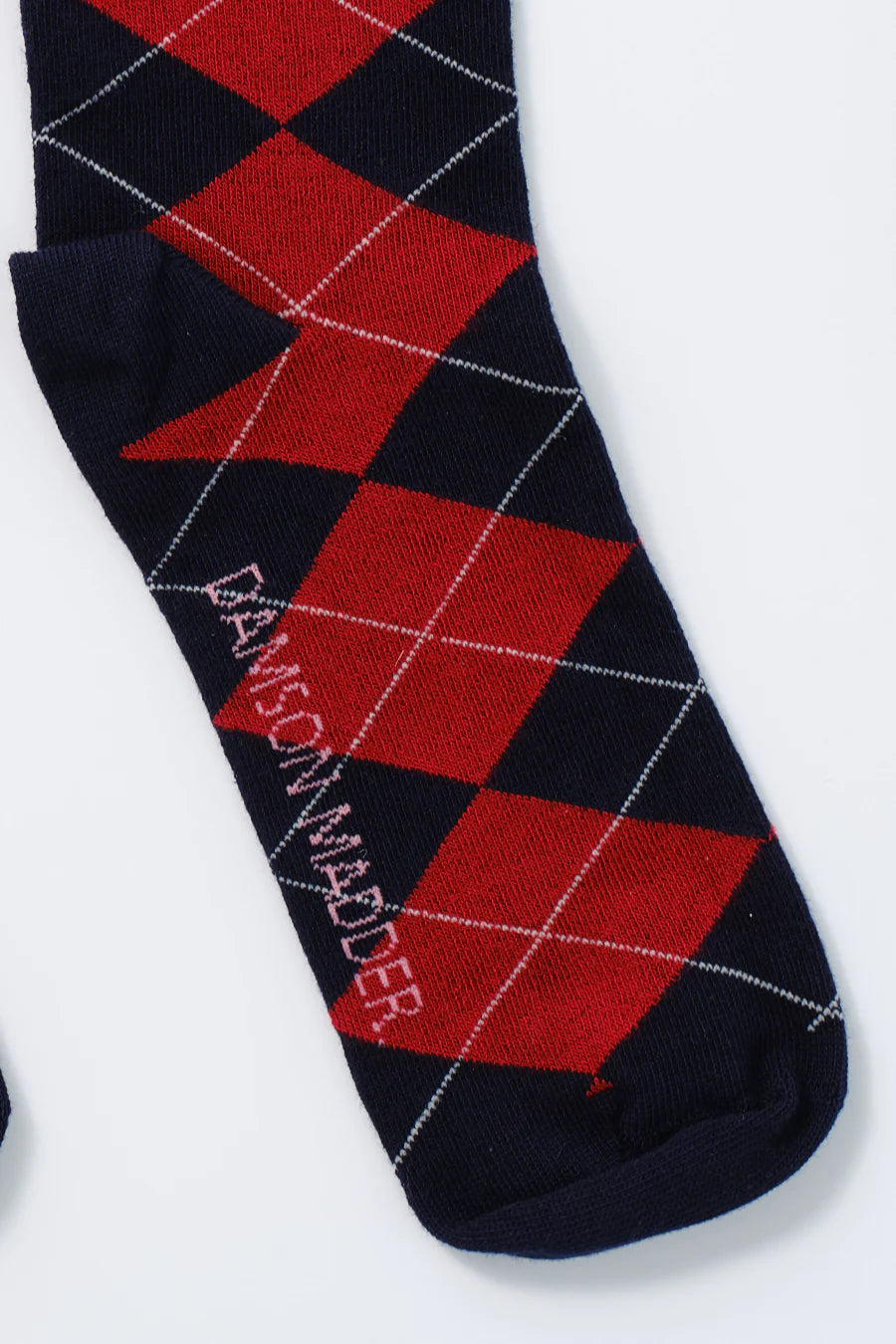 Knee Length Navy Argile Socks