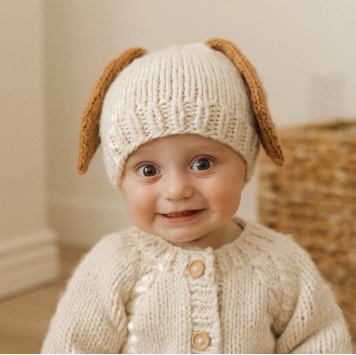 Puppy Dog Beanie Hat