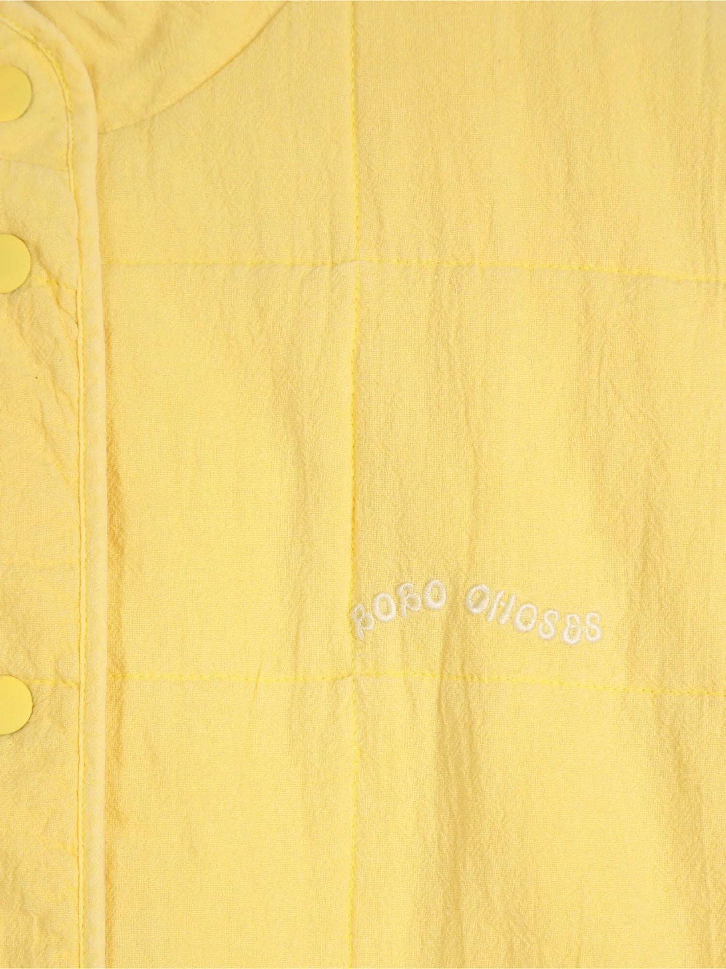 Washed Cotton Vest - Yellow