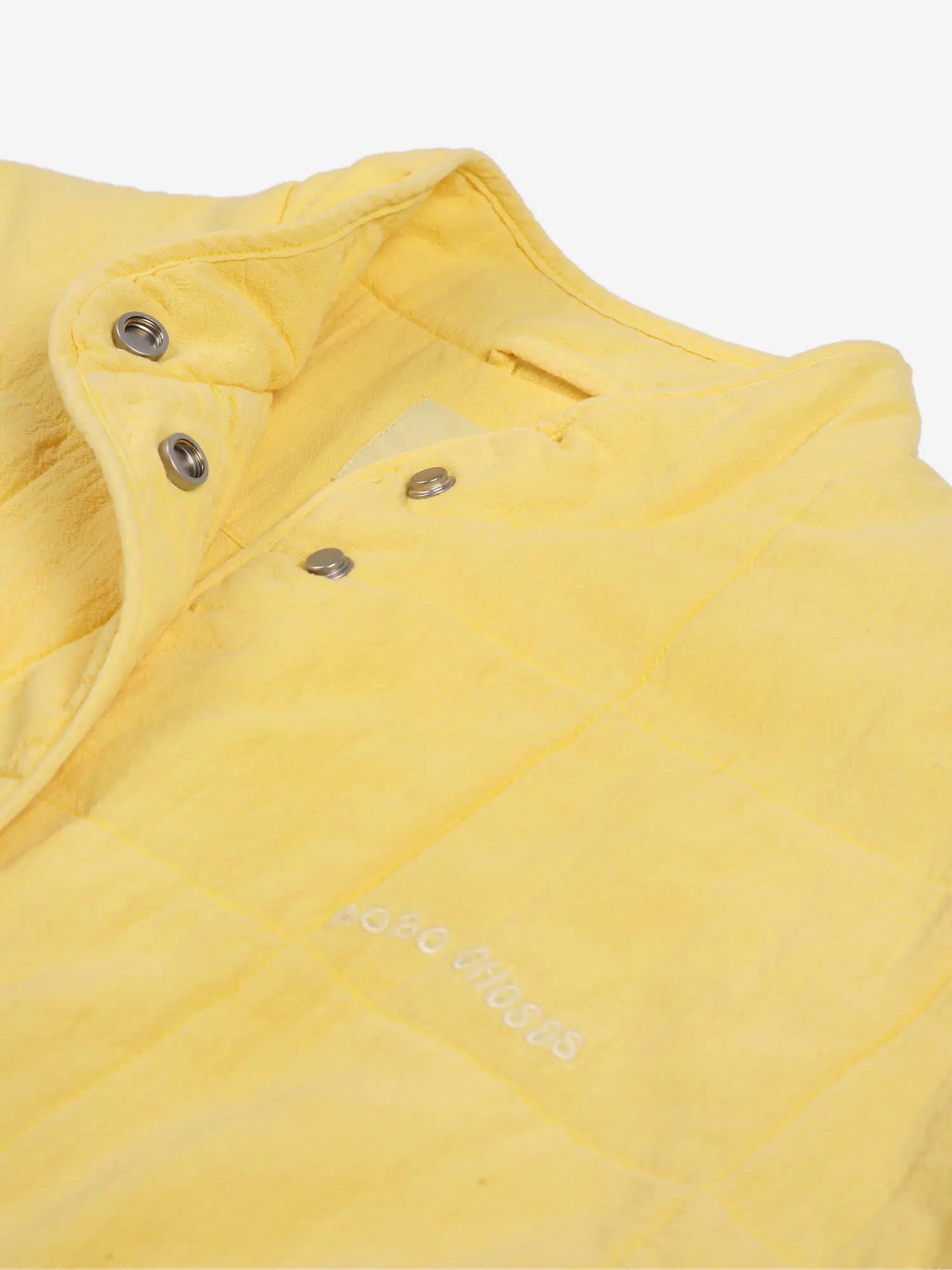 Washed Cotton Vest - Yellow