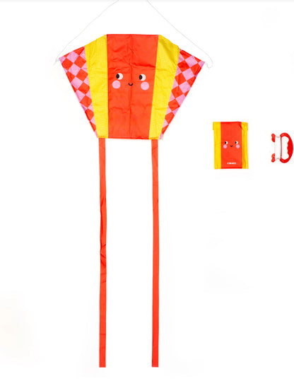 Kidoki Funny Faces Pocket Kite