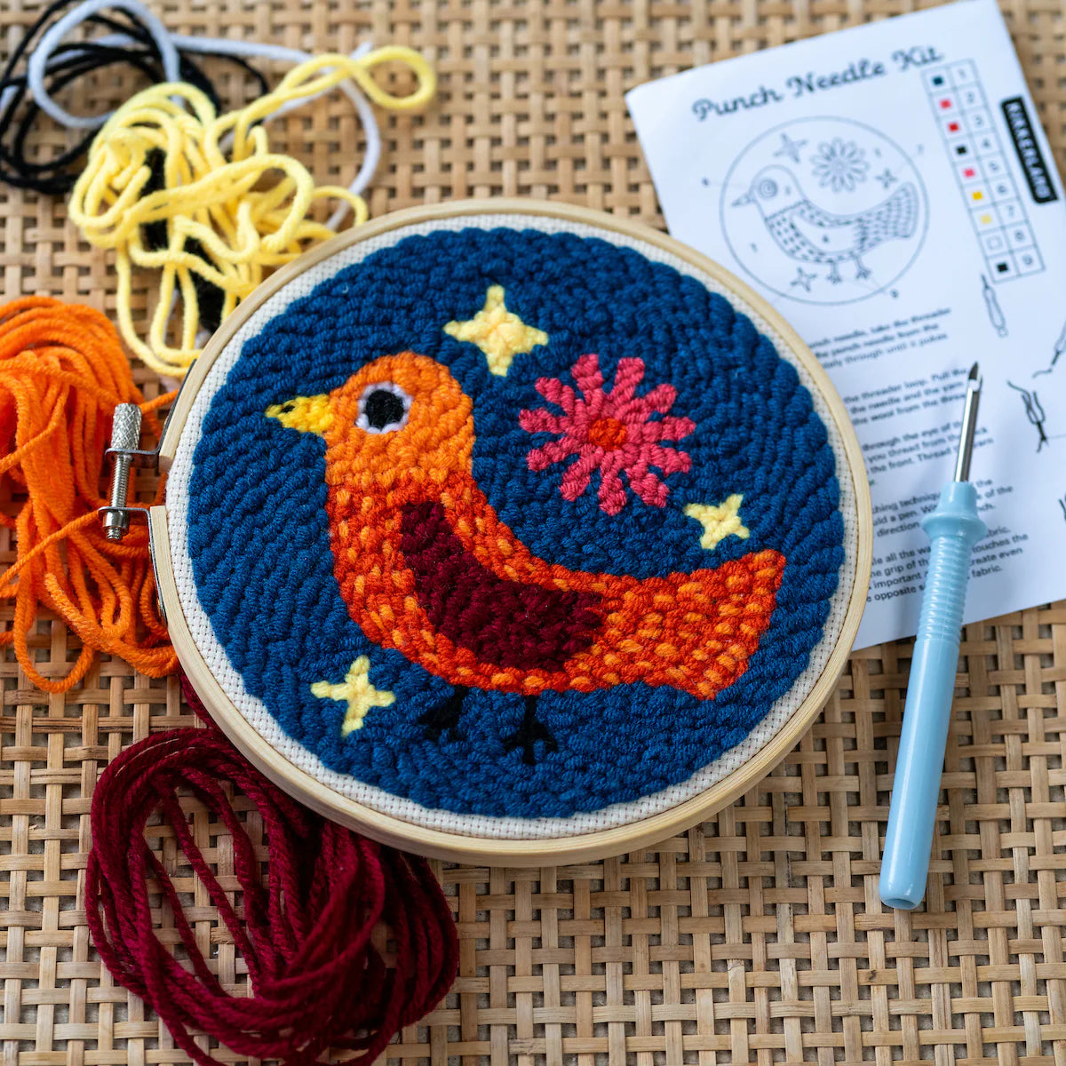 Punch Needle Kit: Bird